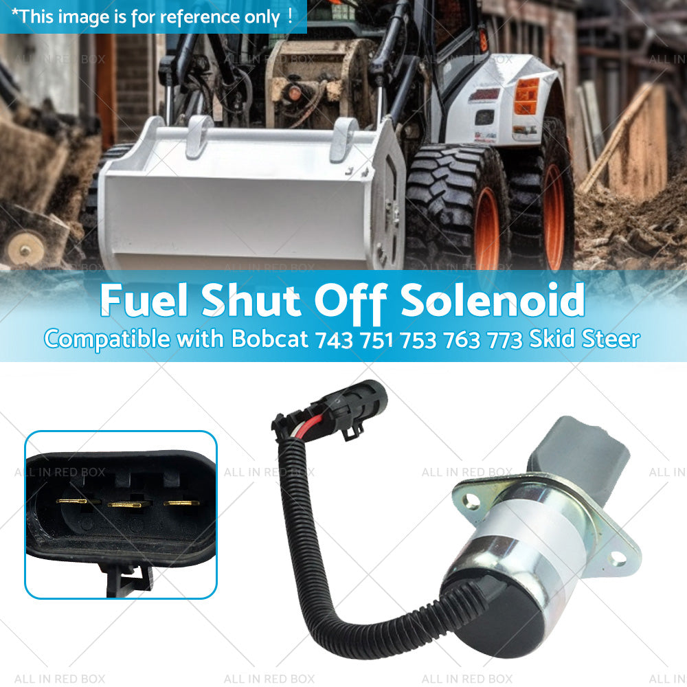 {{ Fuel Shut Off Solenoid Suitable for Bobcat 743 751 753 763 773 6681513 6667993 }} - Buy Car Parts Online at {{ Kaka Auto Parts }}.