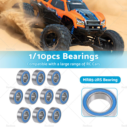 1/10x 5x8x2. 5mm Bearings PTFE Rubber Seals RC 2728 4606 5114 1213 B020 MR85-2RS
