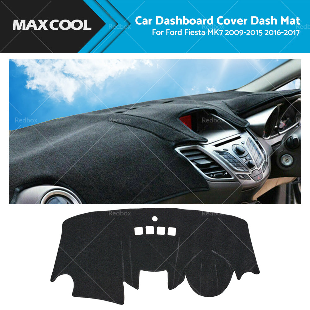 Non-Slip Dashmat Suitable for Ford Fiesta MK7 2009-2017 Dash Mat Dashboard Cover