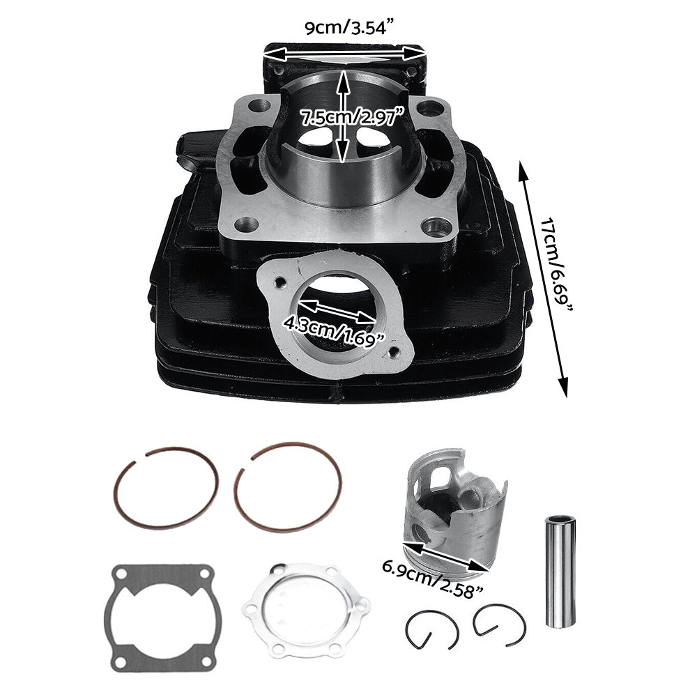 {{ Cylinder Piston Ring Gasket Kit Suitable For Yamaha DT175 MX175 F G H 1978-2014 }} - Buy Car Parts Online at {{ Kaka Auto Parts }}.