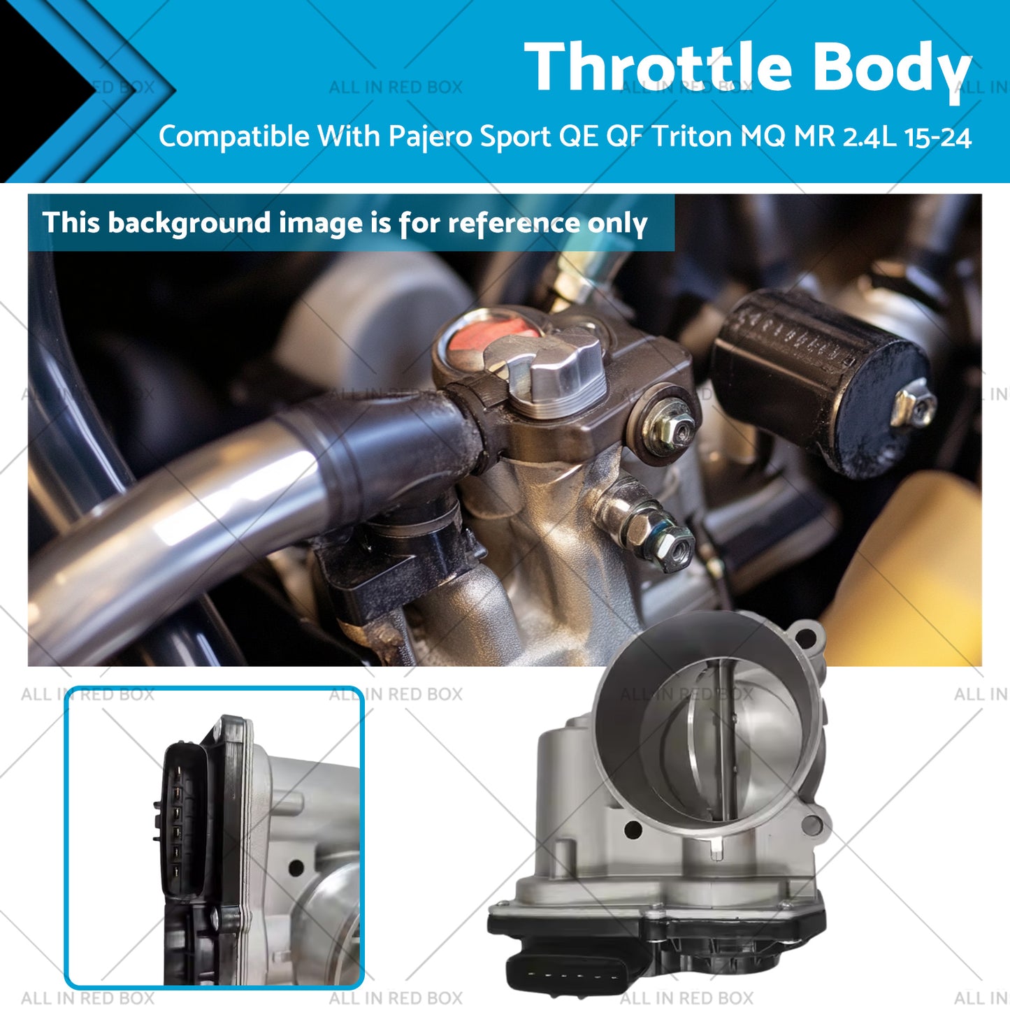 Throttle Body Suitable for Mitsubishi Pajero Sport QE QF Triton MQ MR 2.4L 15-24