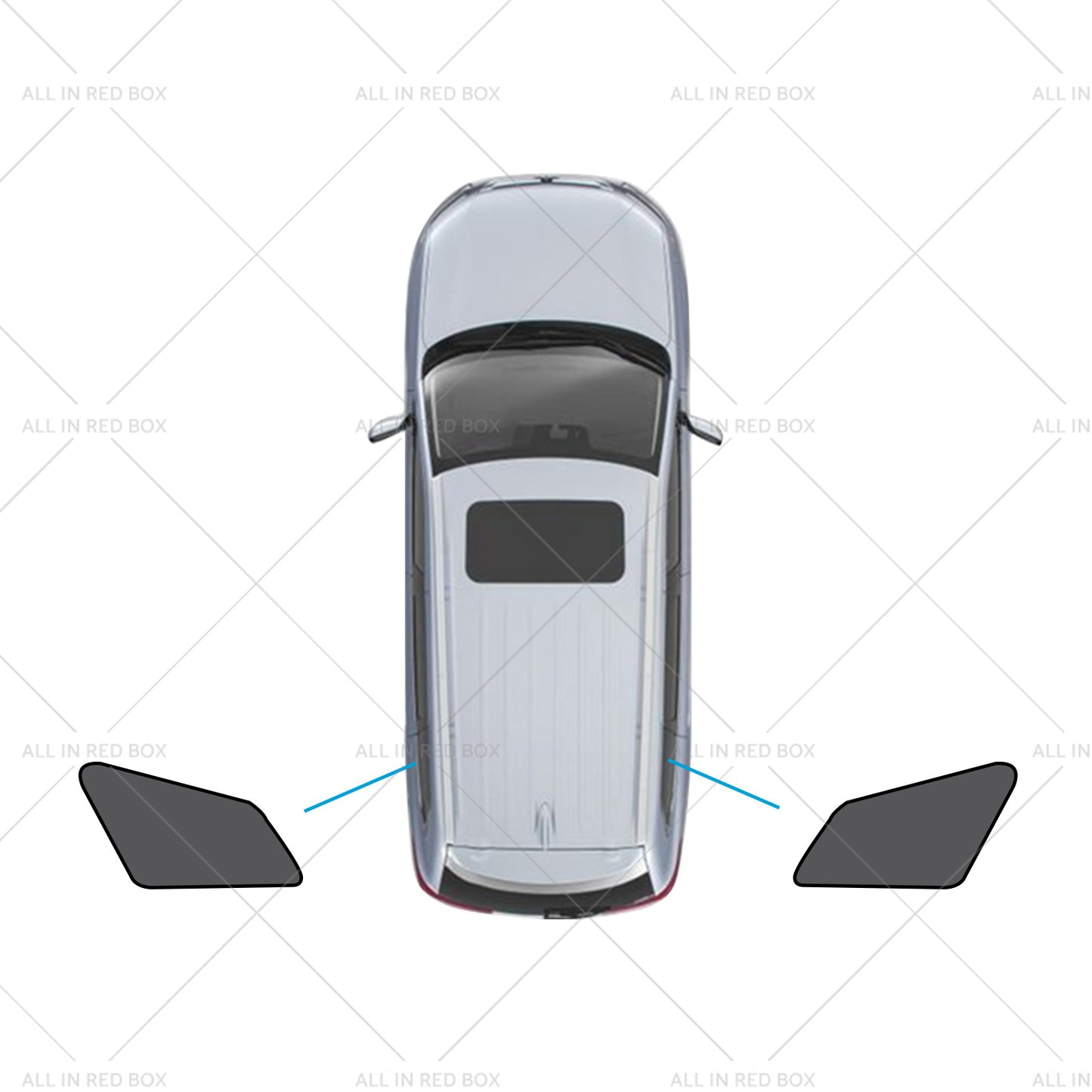 Window Magnetic Mesh Sunshades Suitable for Kia Sportage 21-24 UVA Protection