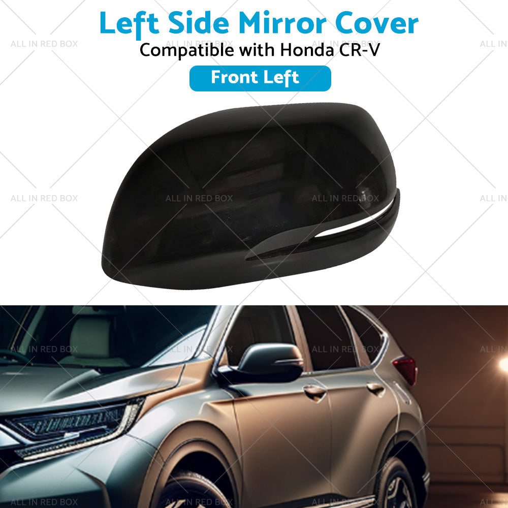 {{ LH Mirror Cover Housing Cap Suitable for Honda CR-V 12- NH731P Crystal Black }} - Buy Car Parts Online at {{ Kaka Auto Parts }}.