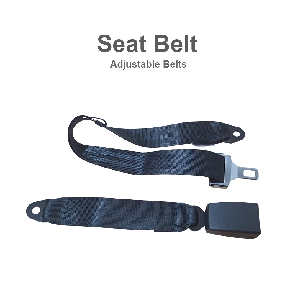 2 Set Car Truck 2 Point Retractable Adjustable Seat Lap Sash Belt Strap Seatbelt