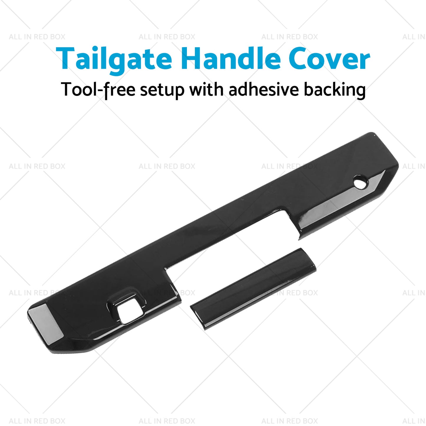 {{ Glossy Black Rear Tail Gate Tailgate Handle Cover Suitable For Triton L200 23-25 }} - Buy Car Parts Online at {{ Kaka Auto Parts }}.