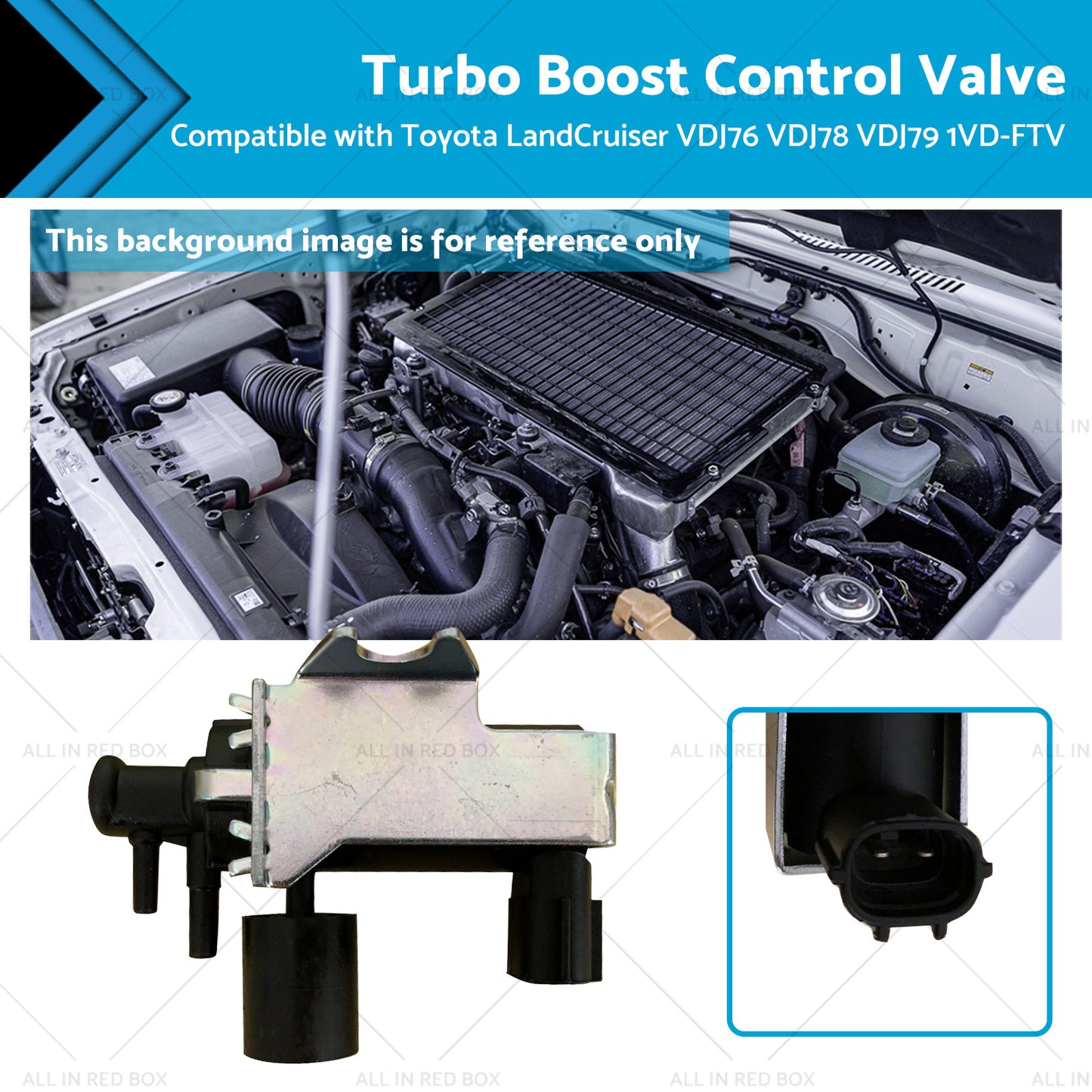 {{ Turbo Boost Control Valve Suitable For LandCruiser VDJ76 VDJ78 VDJ79 25850-51010 }} - Buy Car Parts Online at {{ Kaka Auto Parts }}.