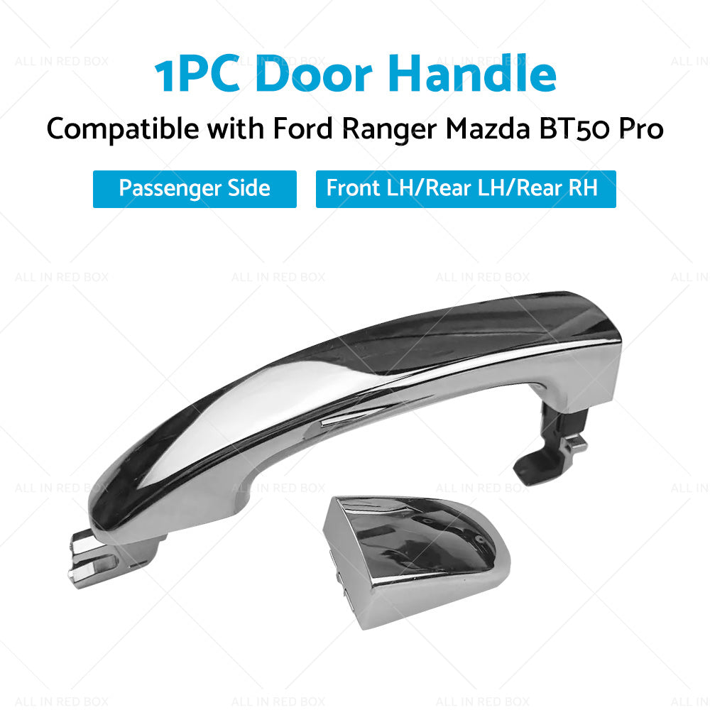 Passenger Side Door Handle Chrome Suitable for Ford Mazda Ranger BT-50 Pro 12-18