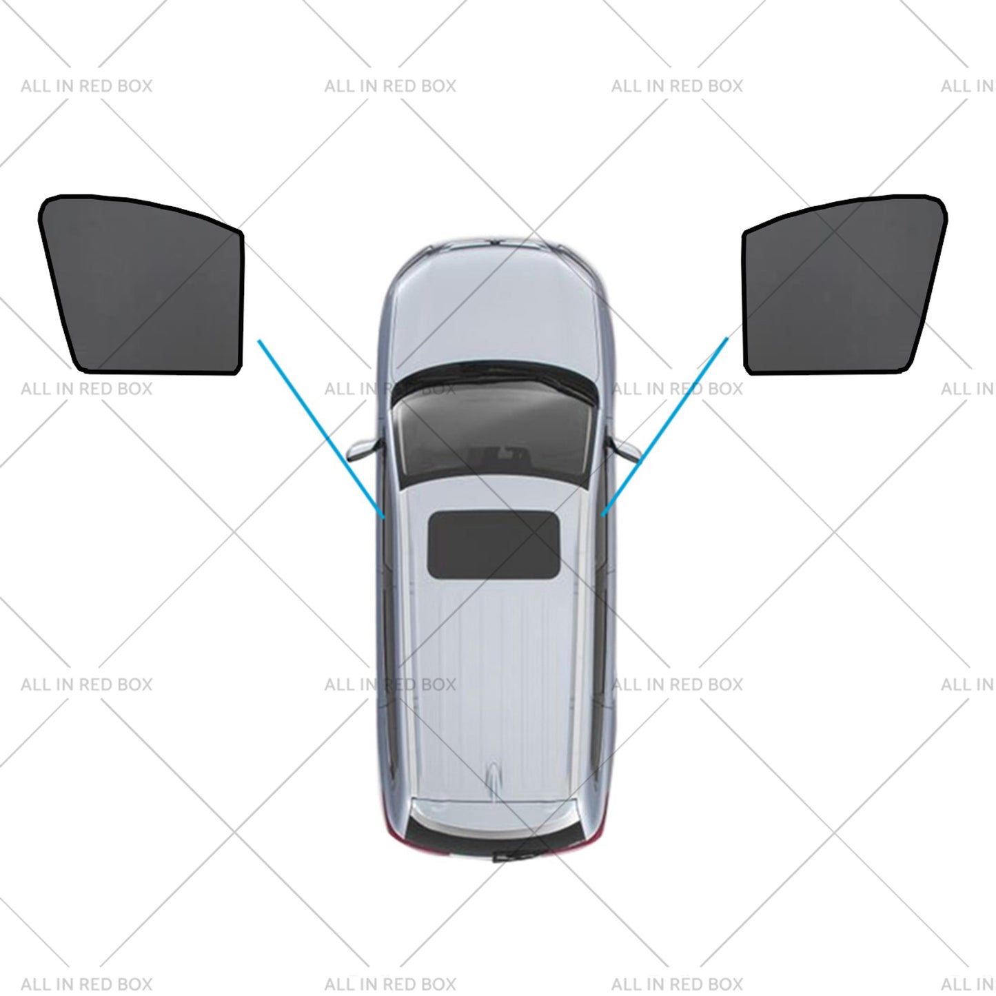 {{ Magnetic Car Window Sun Shades Suitable for Subaru XV/Impreza 2017-2023 }} - Buy Car Parts Online at {{ Kaka Auto Parts }}.