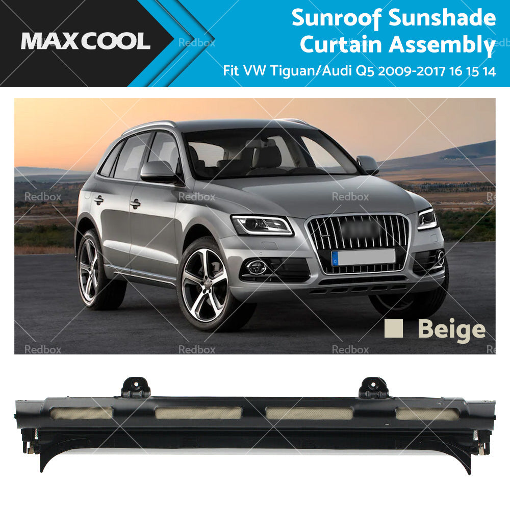 Beige Sunroof Sunshade Curtain Assembly Fit VW Tiguan or Audi Q5 2009-2017 16 15 14