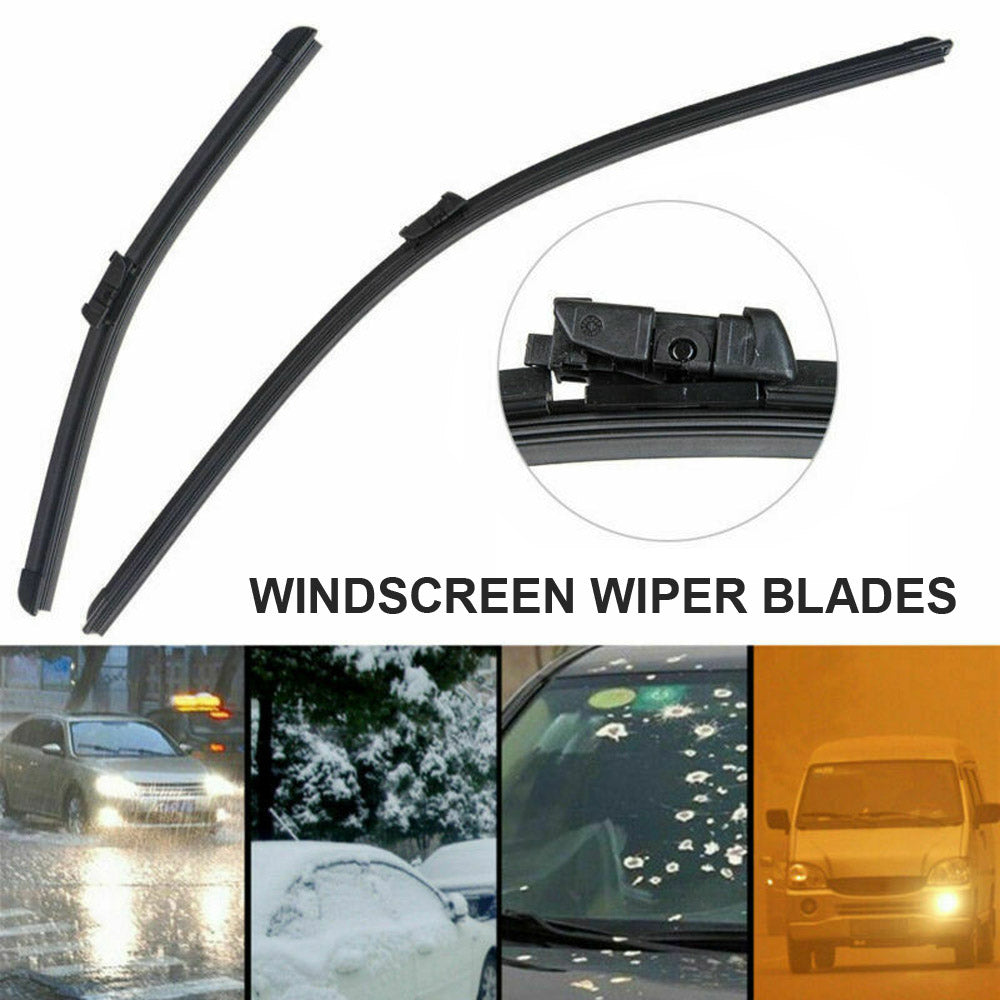 For Ford Fiesta 08-On Aero Flat Windscreen Wiper Blades 26 inch 15 inch 1 Pair