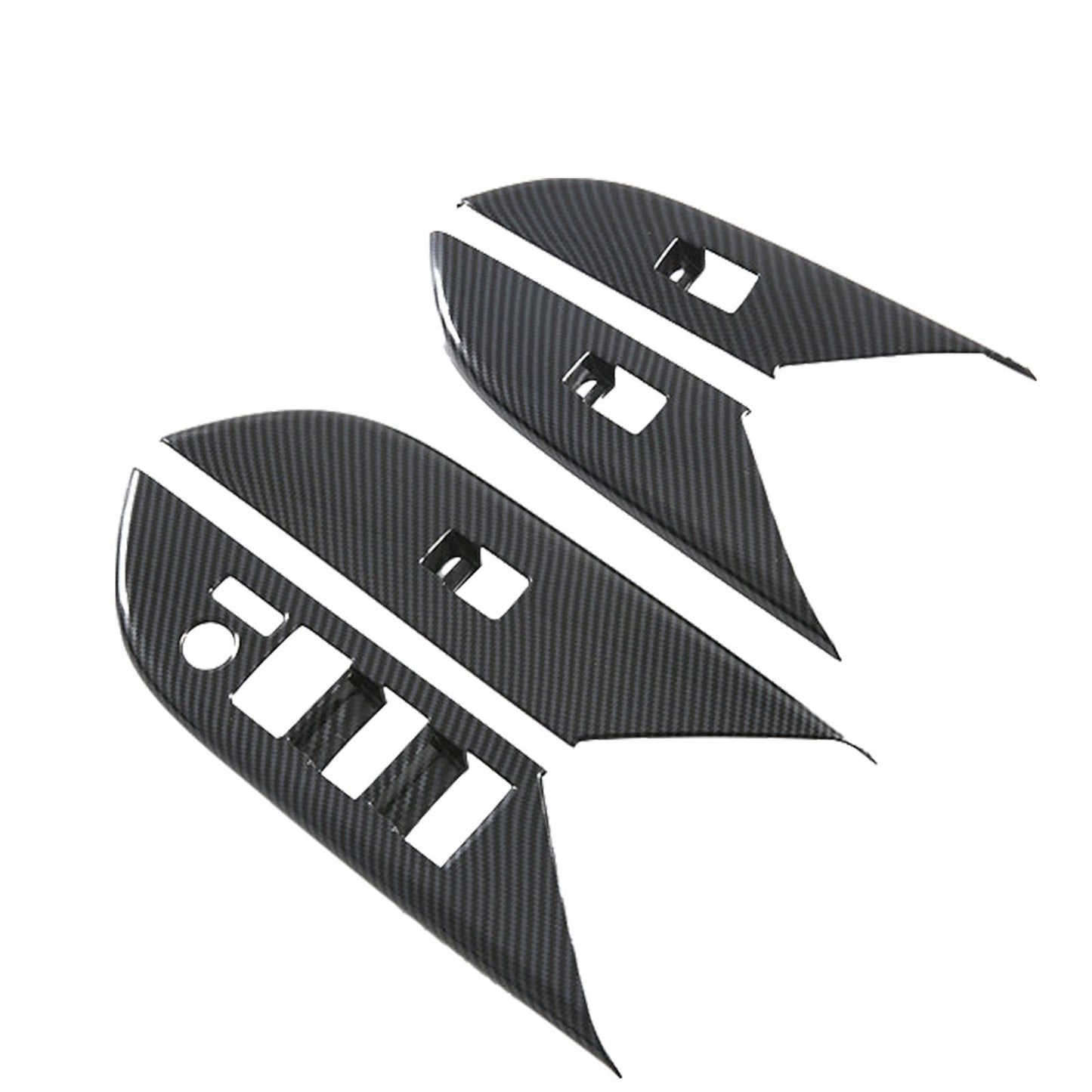 4PCS Window Lift Panel Cover Trim Sticker Suitable For Toyota Hilux Revo 2024