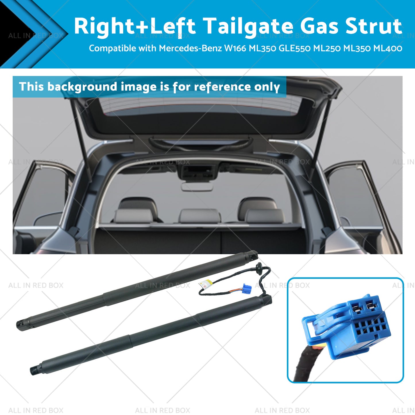 Rear Right Left Tailgate Gas Strut Suitable for Mercedes Benz W166 ML350