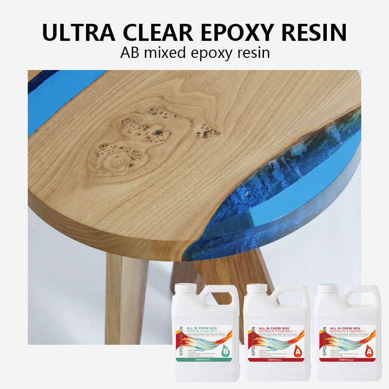 6KG Epoxy Resin 2 1 AB Kit Art DIY UV Crafts Glass and Water Clear Epoxy Coating