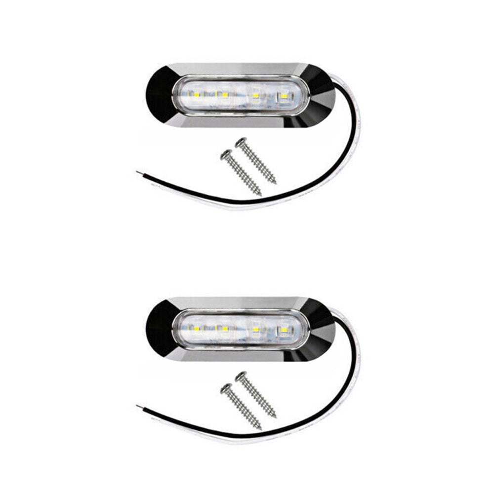 10x Amber Red Clearance Lights Side Marker Suitable For Truck Trailer Caravan