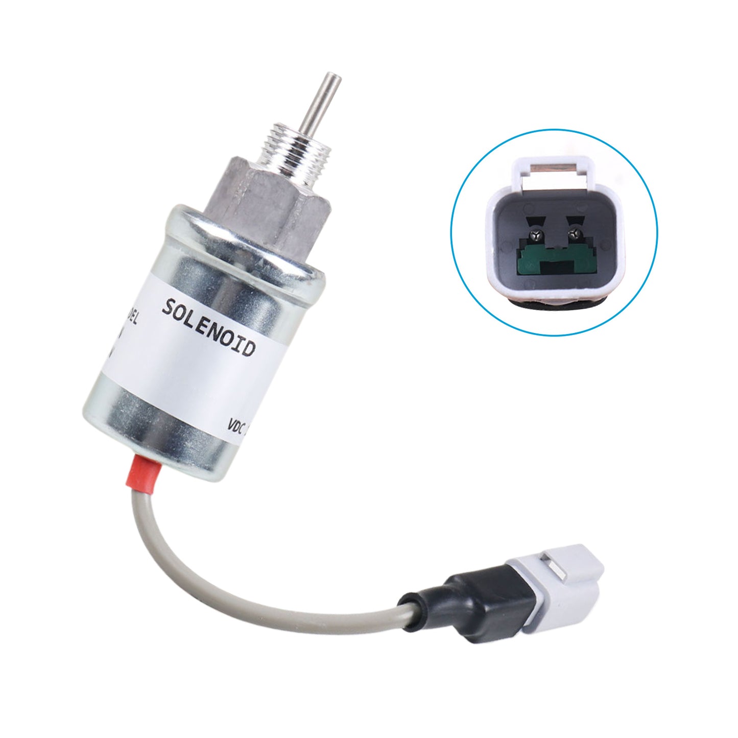 Fuel Cut-Off Solenoid 12V Suitable For Engine 3024 / 3024C / 3011C / 3013 / 3013C
