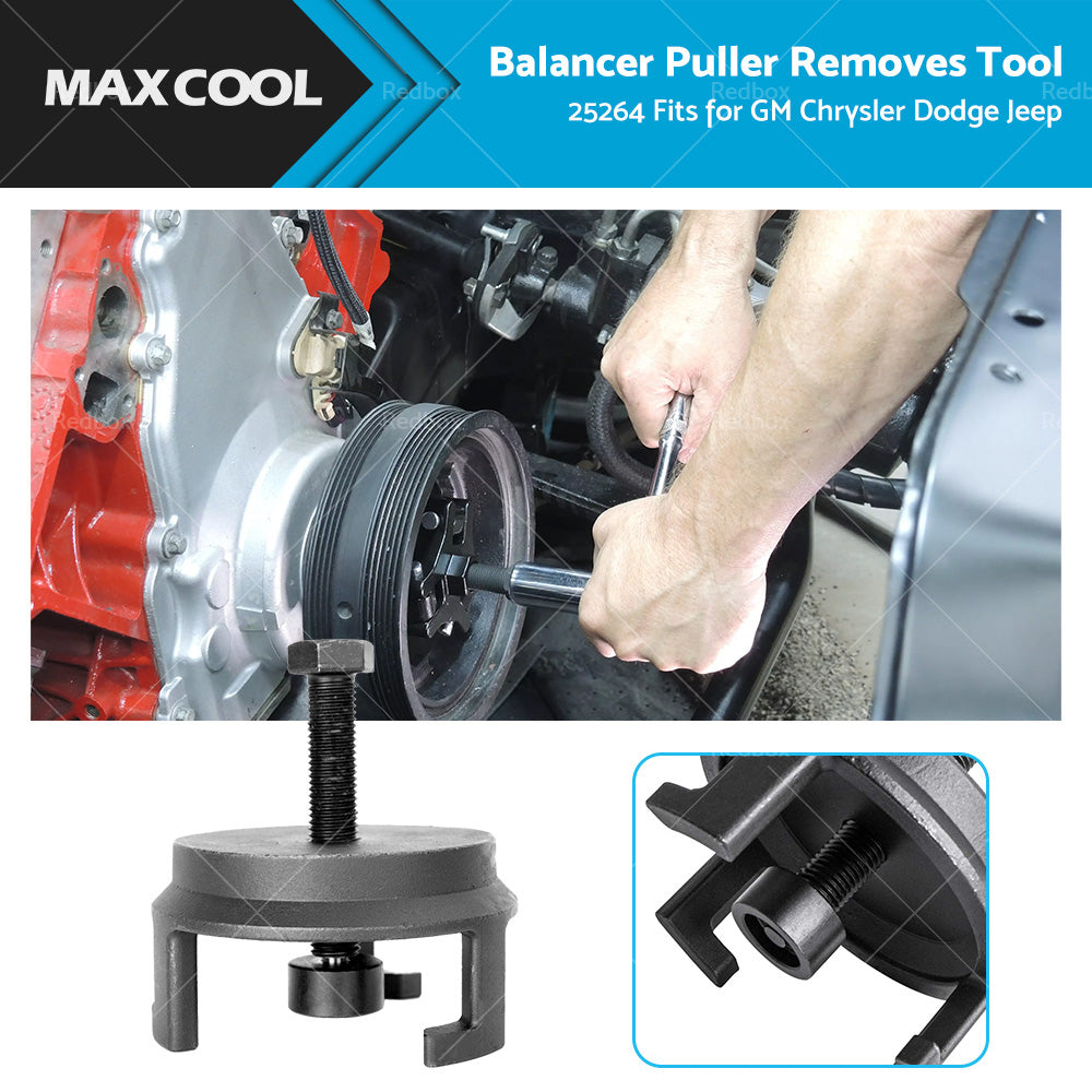 {{ 25264 Harmonic Balancer Puller Crank Pulley Puller Quickly Removes Tool For GM }} - Buy Car Parts Online at {{ Kaka Auto Parts }}.