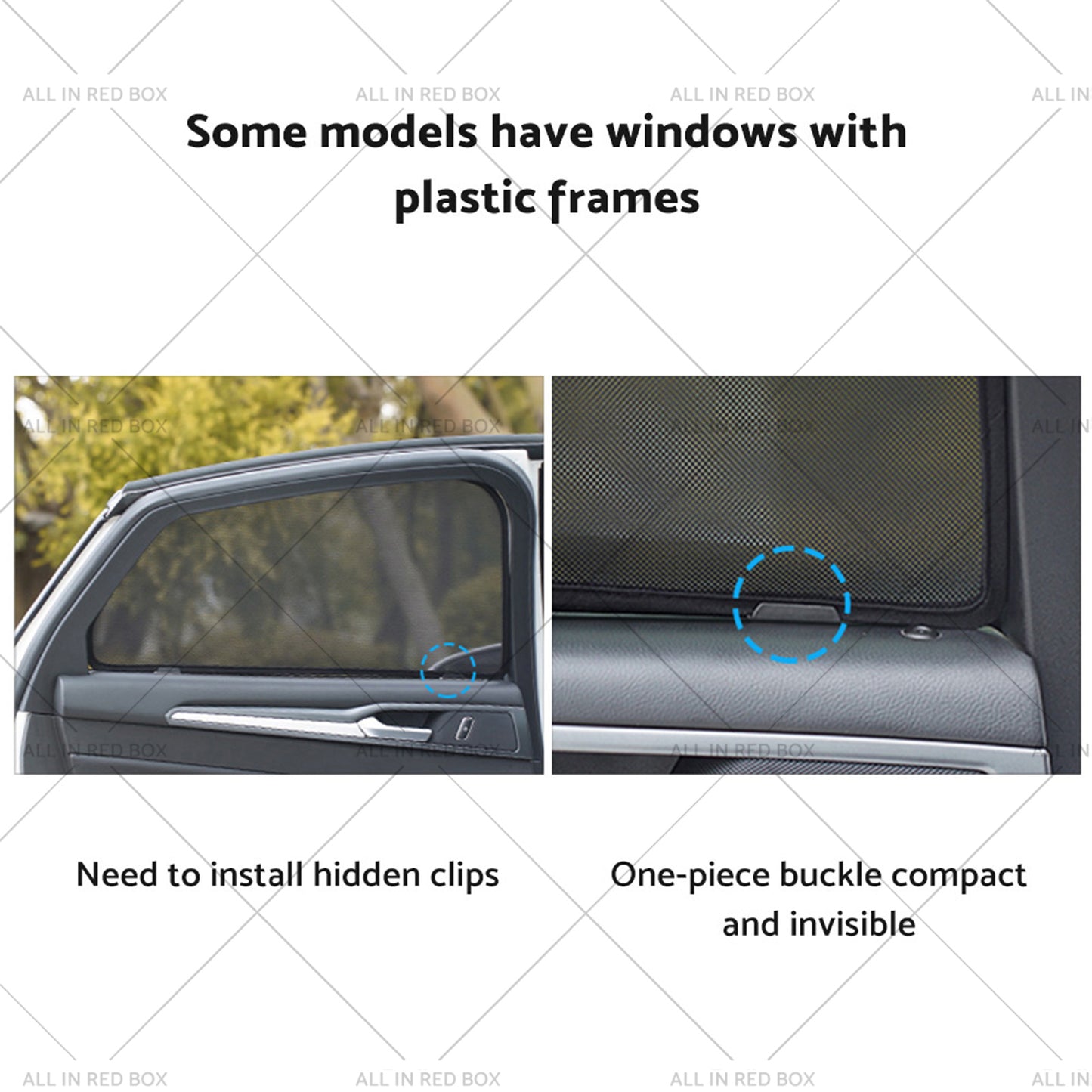 Magnetic Car Window Sun Shades Suitable for Subaru XV/Impreza 2017-2023