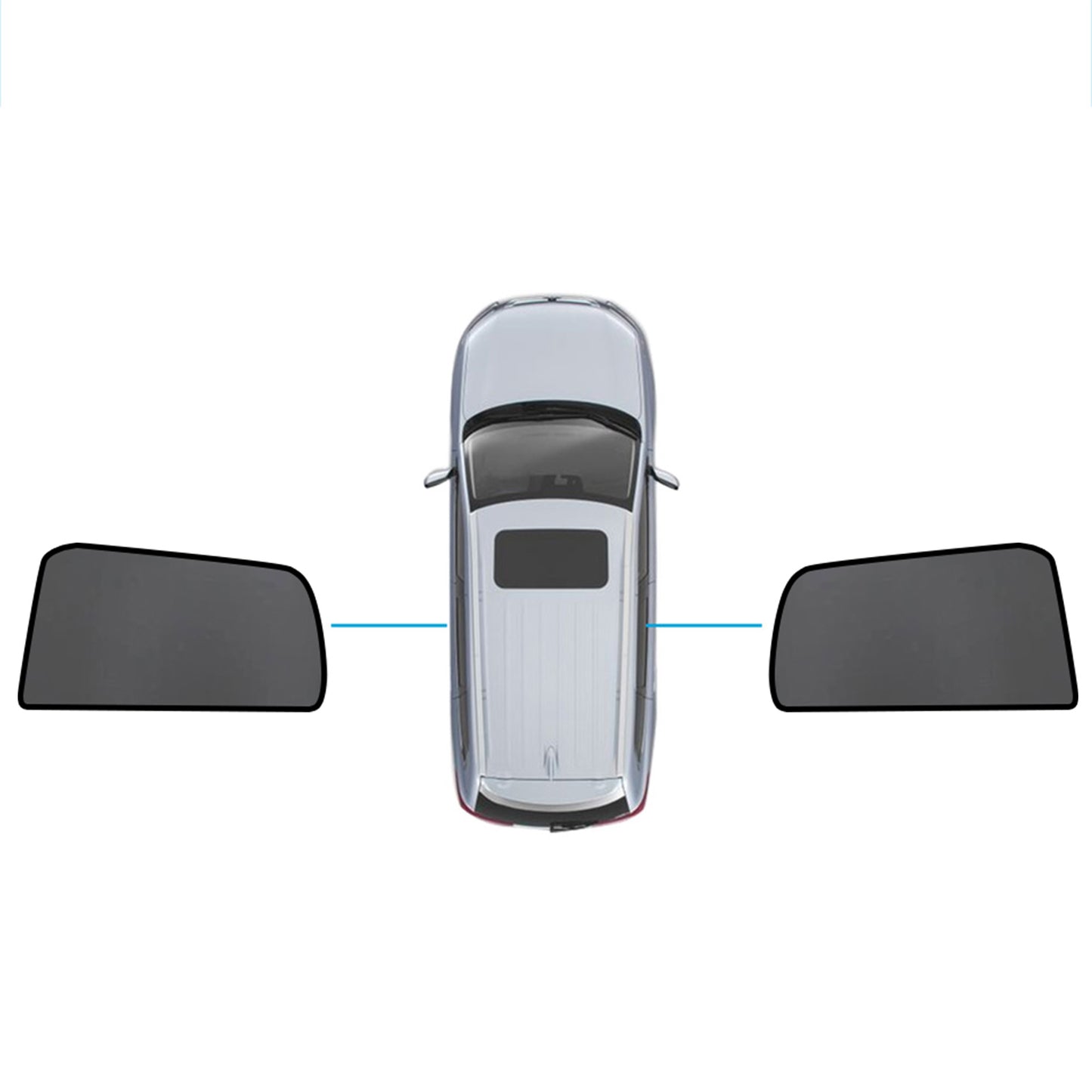 {{ Car Window Magnetic Mesh Sun Blind Shades Suitable for Mitsubishi ASX 2010-2025 }} - Buy Car Parts Online at {{ Kaka Auto Parts }}.