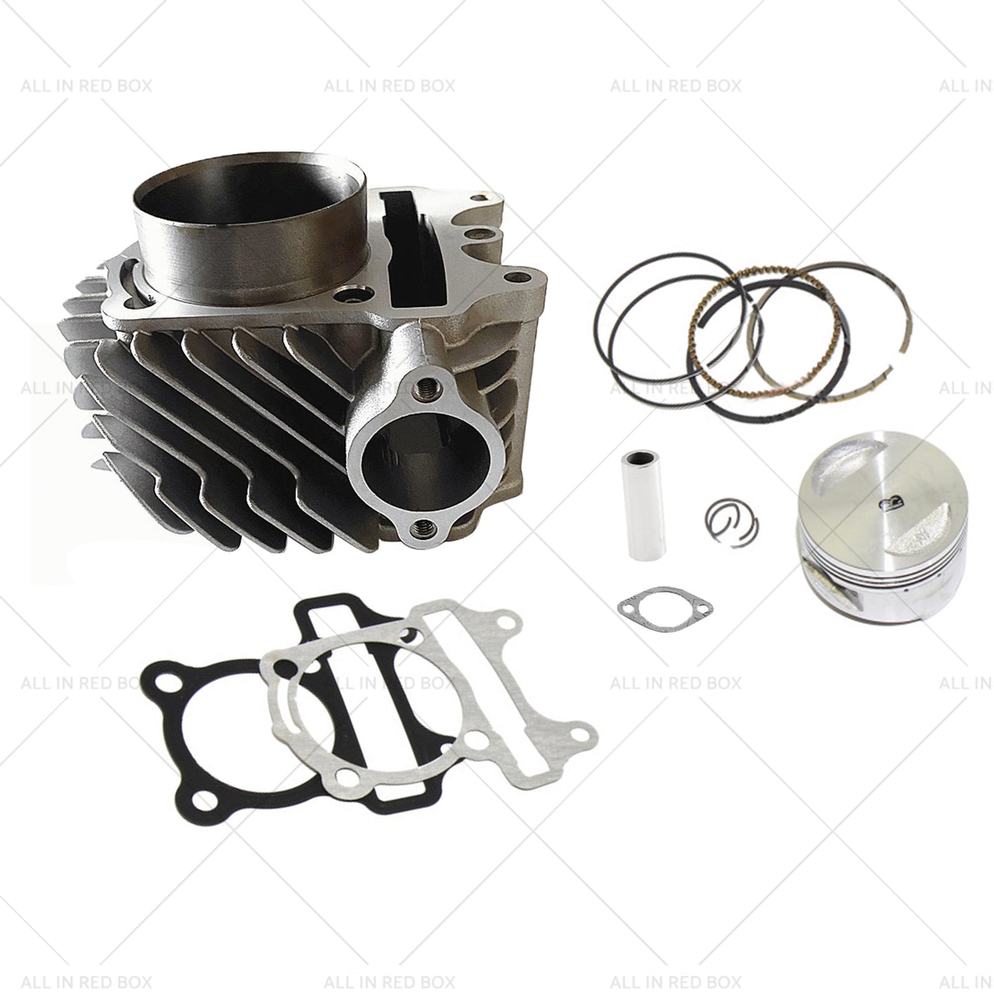 {{ 61mm Bore Cylinder Upgrade Kit Piston Gasket Suitable for GY6 172cc 180cc Motor }} - Buy Car Parts Online at {{ Kaka Auto Parts }}.