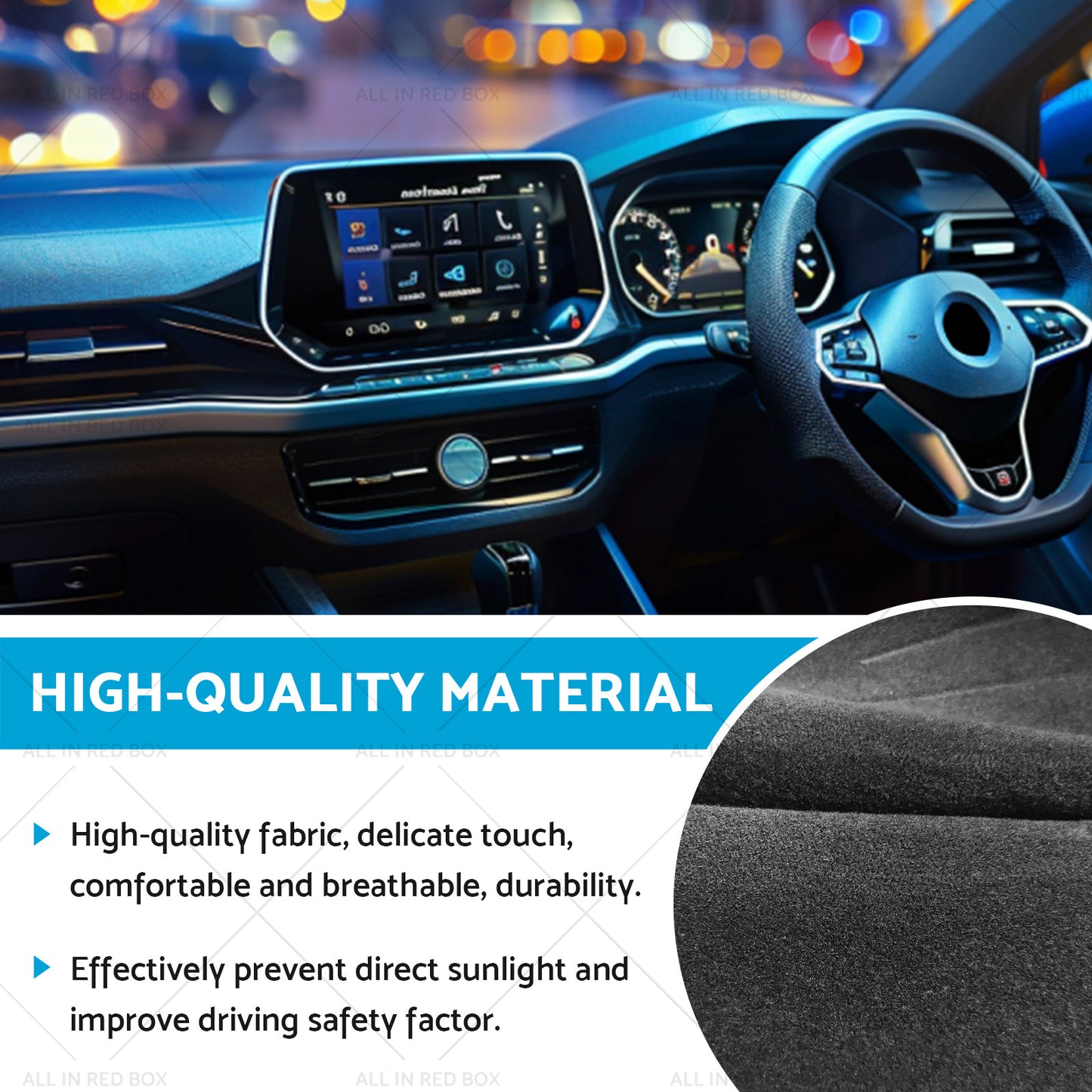 {{ Dash Mat Suitable For Volkswagen VW T-ROC A11 2017-2021 Dashboard Cover Non-Slip }} - Buy Car Parts Online at {{ Kaka Auto Parts }}.