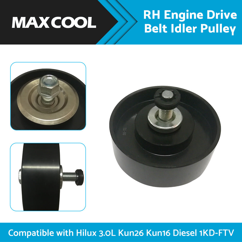 {{ Suitable For Toyota Hilux KUN16 KUN26 3. 0L Turbo Diesel Drive Belt Idler Pulley }} - Buy Car Parts Online at {{ Kaka Auto Parts }}.