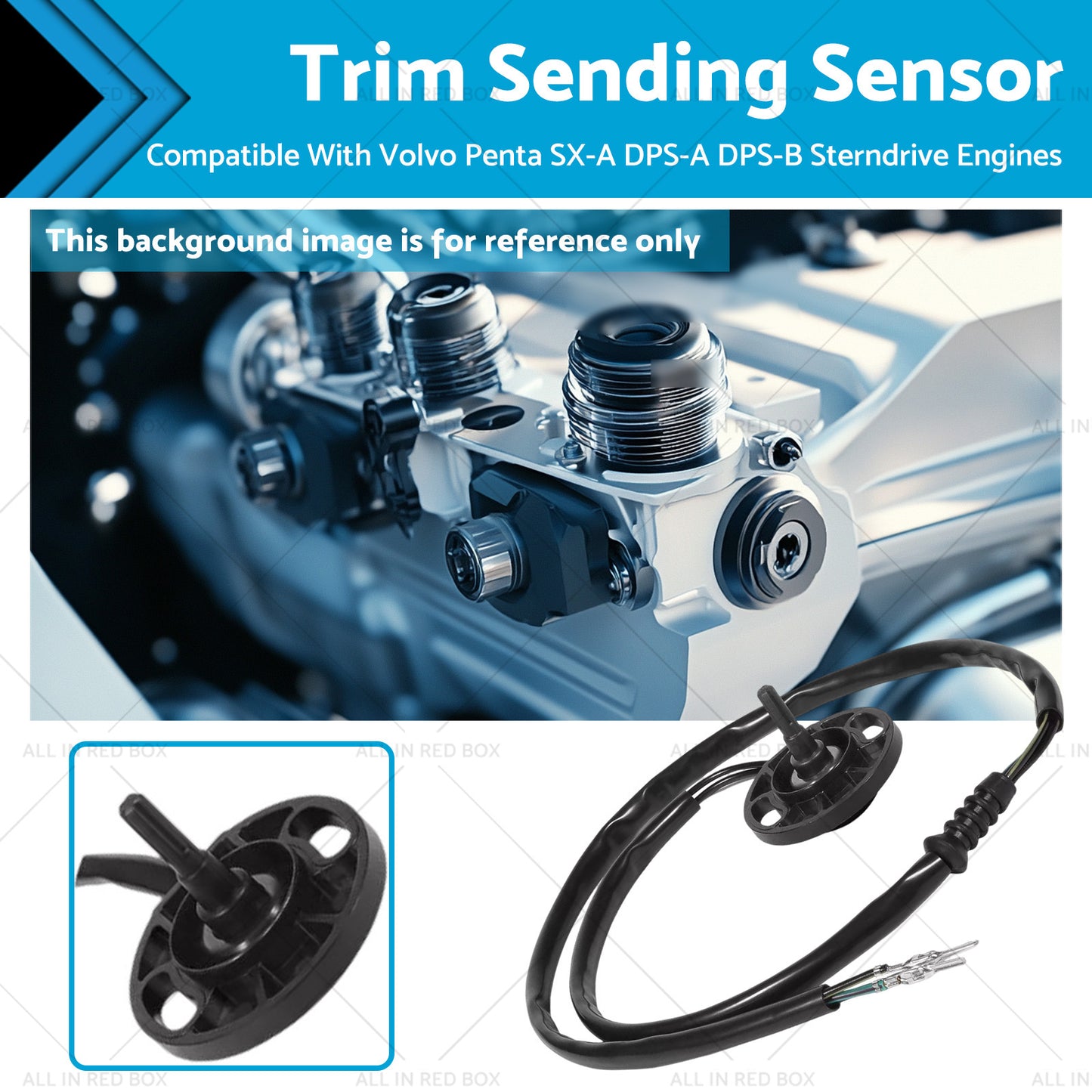 Trim Sending Sensor Suitable For Volvo Penta TSK-A-32 TSK-A-42-NPT TSK-A-52-NPT