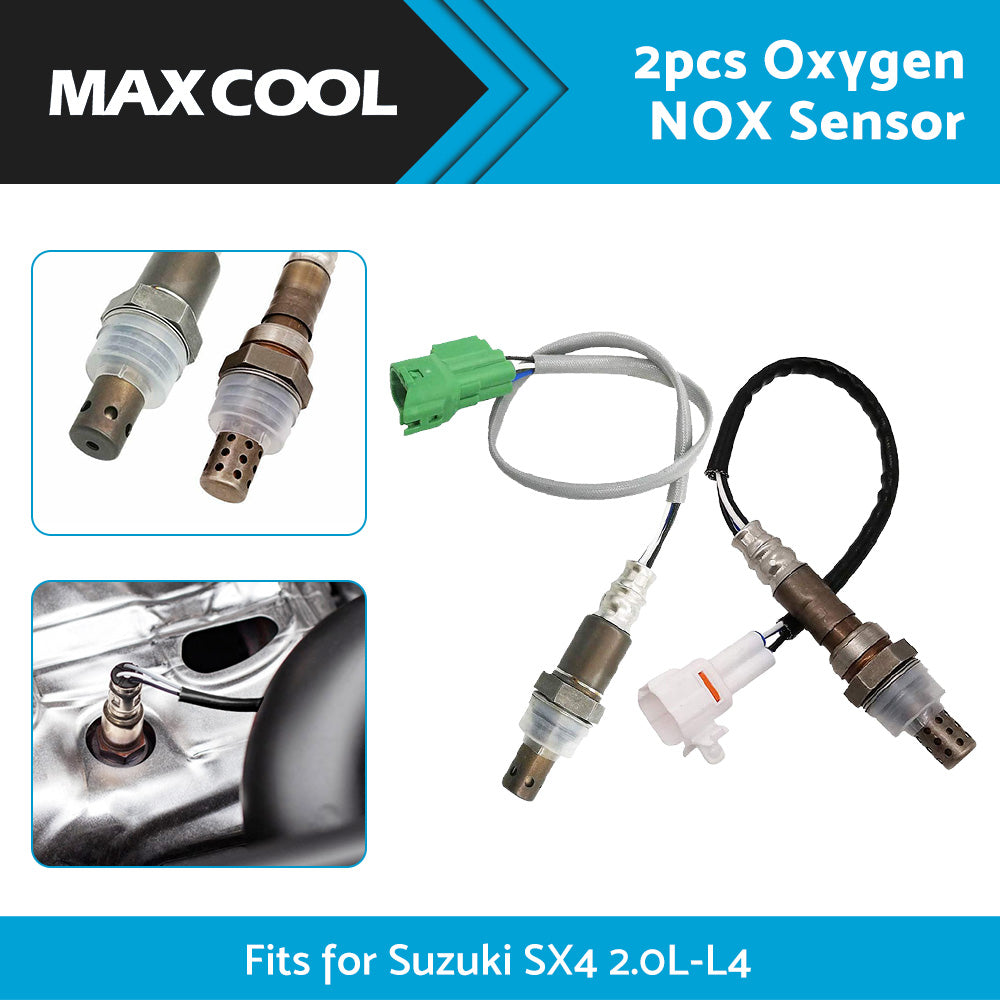 2x Front and Rear Oxygen NOX Sensor 234-9033 234-4165 for Suzuki SX4 2. 0L 08-09