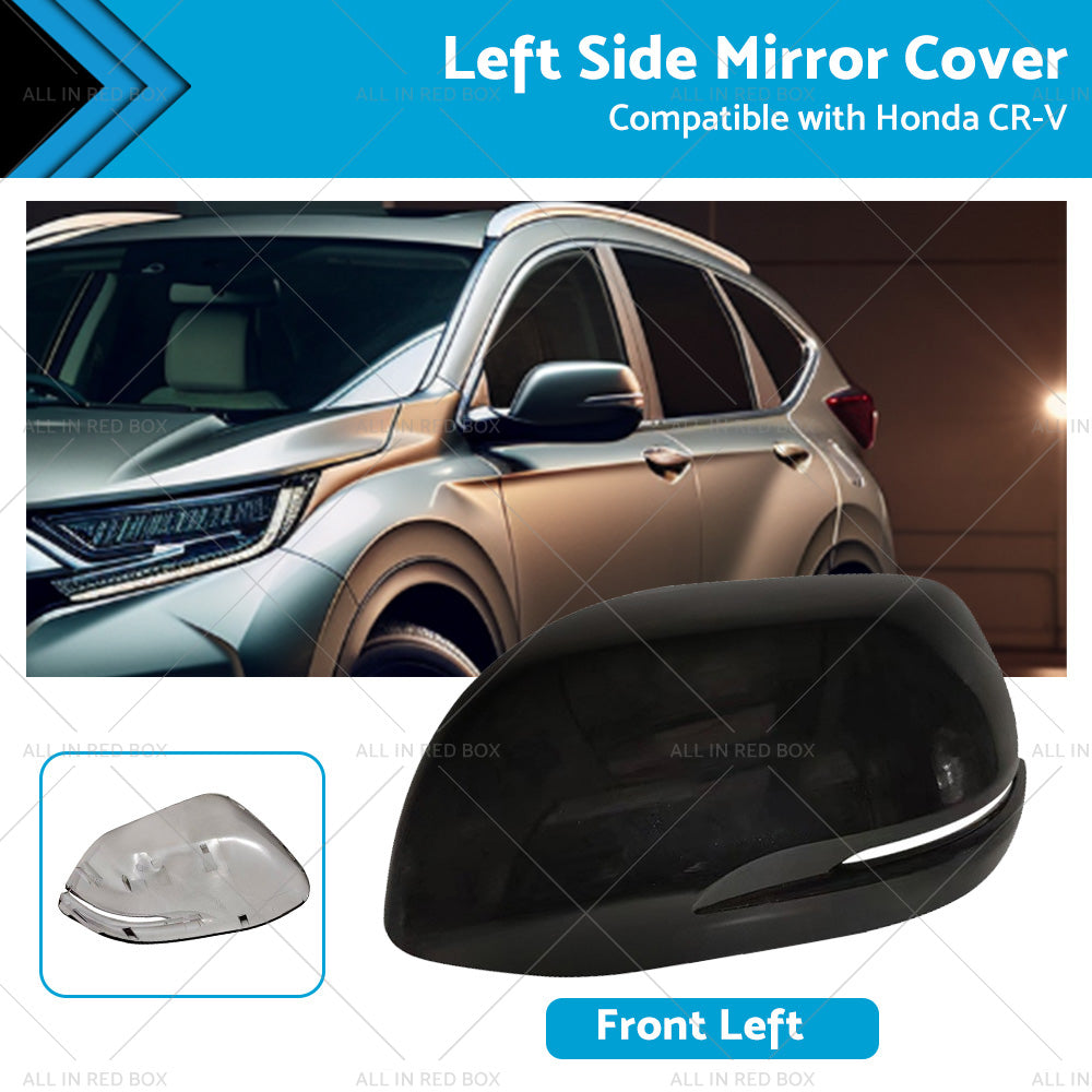 {{ LH Mirror Cover Housing Cap Suitable for Honda CR-V 12- NH731P Crystal Black }} - Buy Car Parts Online at {{ Kaka Auto Parts }}.