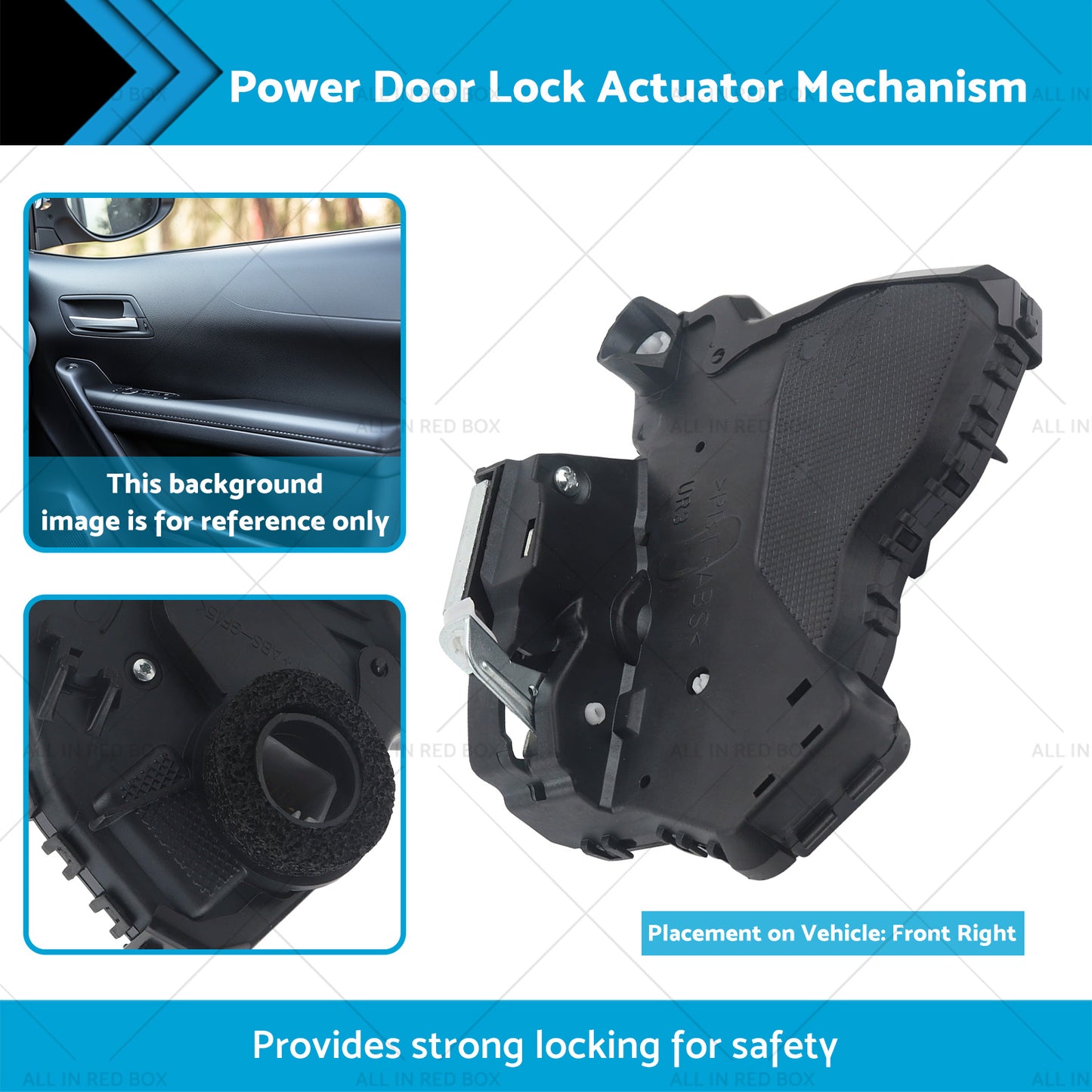 {{ Front RH Power Door Lock Actuator Mechanism Suitable For Toyota Hilux Vigo 05-15 }} - Buy Car Parts Online at {{ Kaka Auto Parts }}.