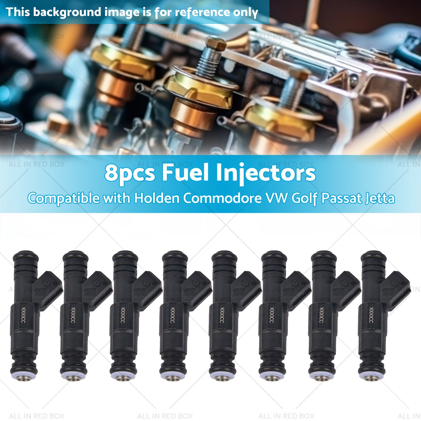 {{ 8pcs 1000cc Fuel Injectors Suitable for LS1 HSV Gen 3 XR8 Commodore VN to VY V6 }} - Buy Car Parts Online at {{ Kaka Auto Parts }}.
