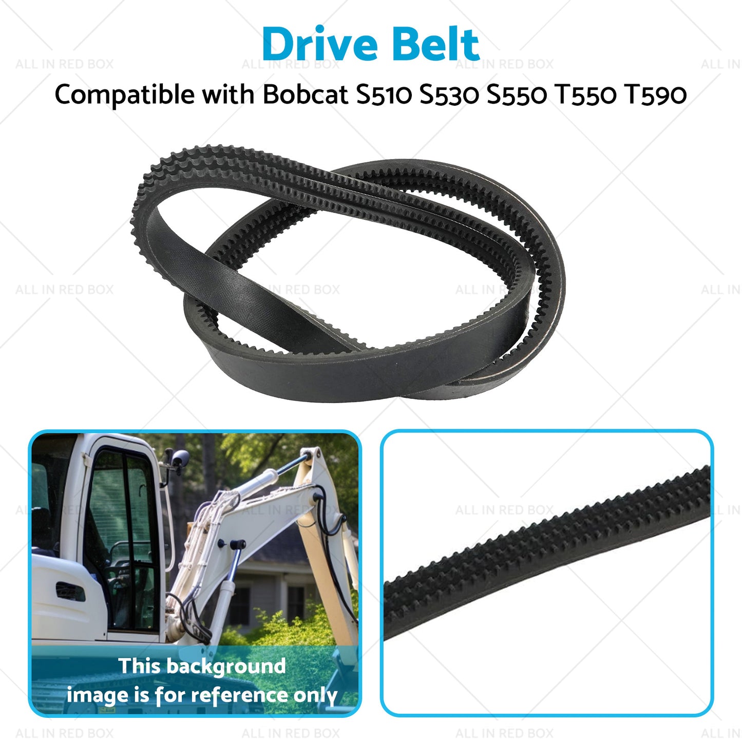 {{ Hydraulic Pump Drive Belt 7146391 Suitable for Bobcat S510 S530 S550 T550 T590 }} - Buy Car Parts Online at {{ Kaka Auto Parts }}.