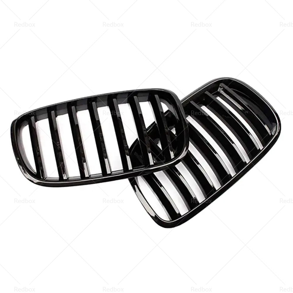 Front Bumper Kidney Grill Grille Gloss Suitable For BMW E70 X5 E71 X6 2007-2013