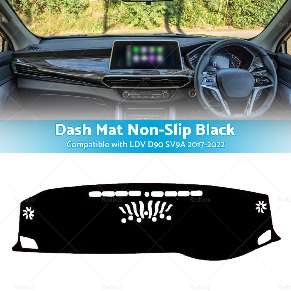 Non-Slip Dash Mat Suitable For LDV D90 SV9A 2017-2022 Dashboard Cover
