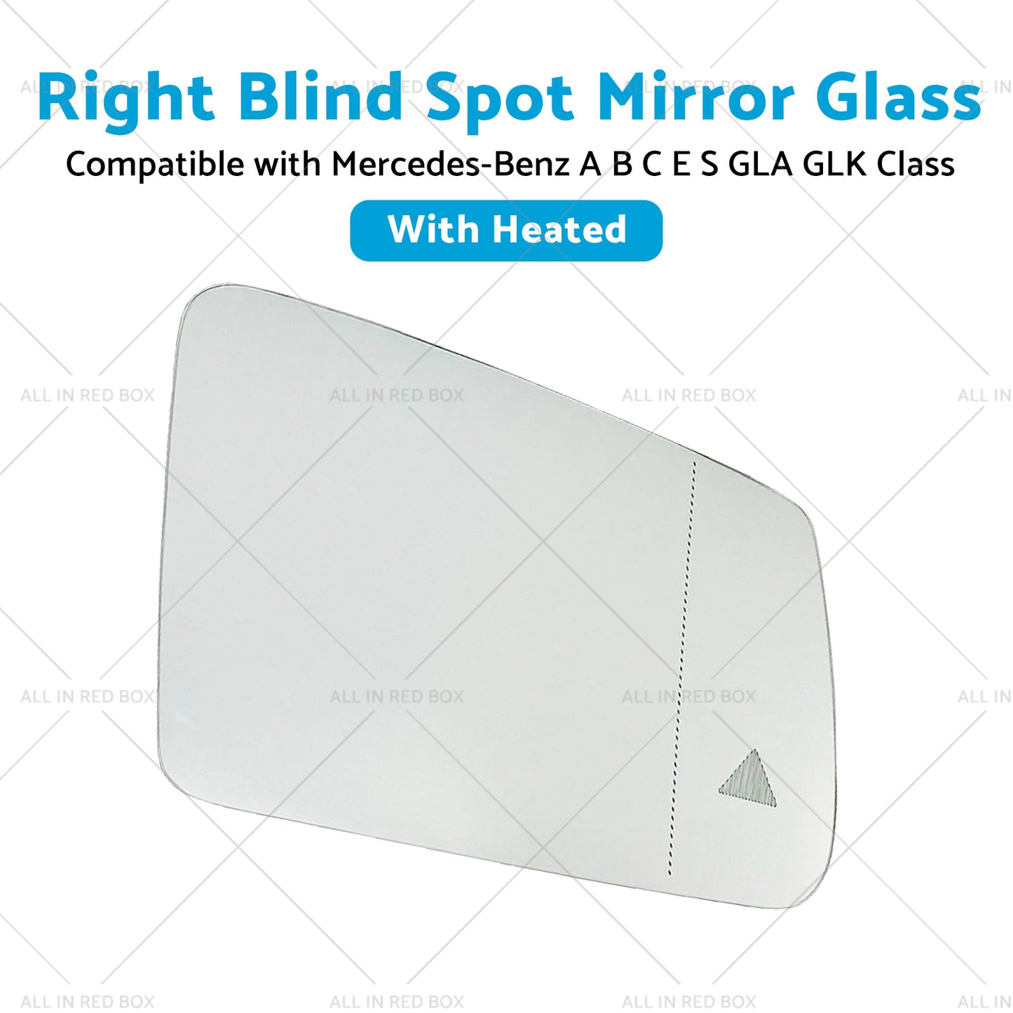 {{ Right Blind Spot Mirror Glass Suitablefor Mercedes-Benz ABCES GLA GLK Class W204 }} - Buy Car Parts Online at {{ Kaka Auto Parts }}.