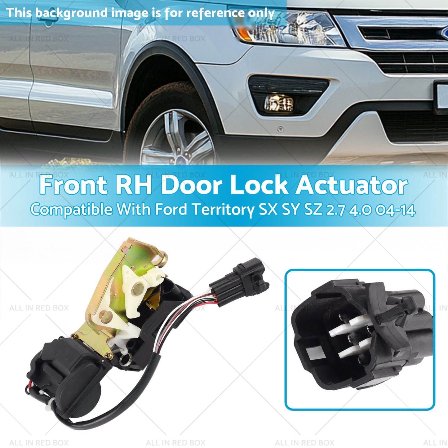 {{ Door Lock Actuator Front Right Suitable For Ford Territory SX SY SZ 4.0L 2004-14 }} - Buy Car Parts Online at {{ Kaka Auto Parts }}.