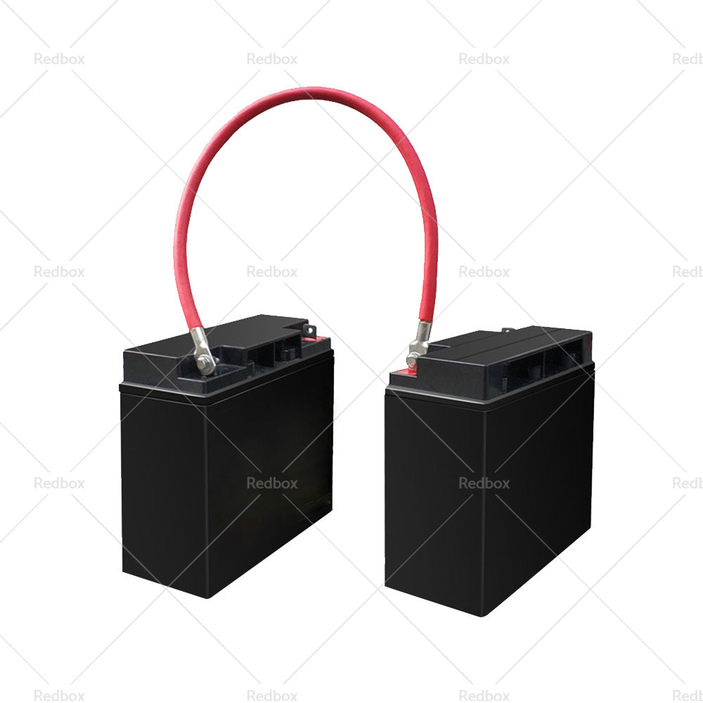50cm 12V Battery joiner Connector Lead DC Wire 100 Amp Cable and lugs Red and Black