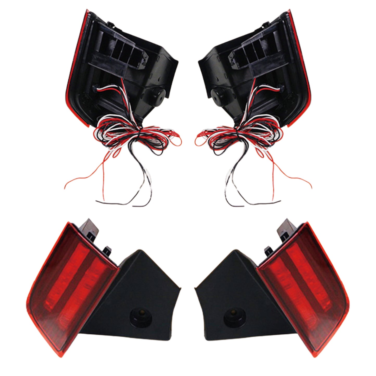 Pair Rear Bumper Tail Light LH+RH Suitable for Mitsubishi Pajero Sport 2015-2016