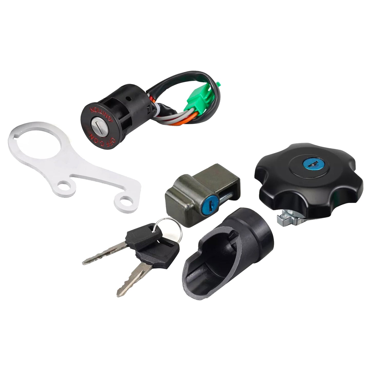 {{ Ignition Key Switch Fuel Lock Set Suitable for Suzuki DRZ400 DRZ400SM DRZ400S }} - Buy Car Parts Online at {{ Kaka Auto Parts }}.