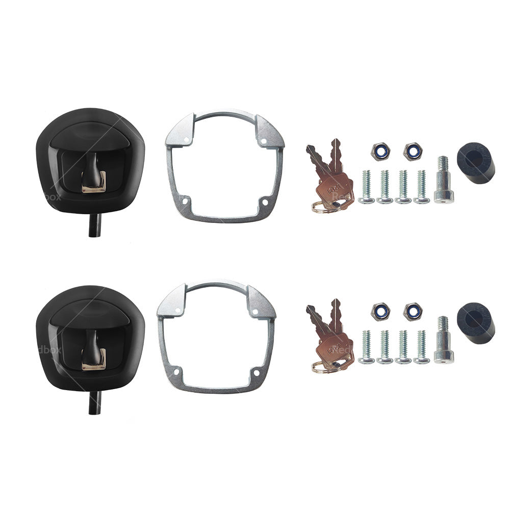 2pcs Whale Tail T Handle Lock Latch Compression Lock Ute Canopy Trailer Toolbox