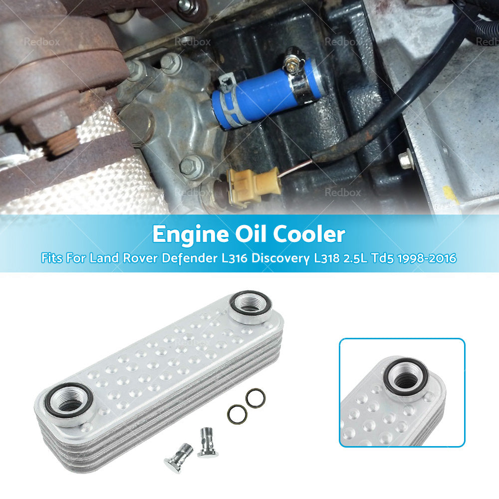 {{ Engine Oil Cooler Fit For Land Rover Defender L316 Discovery L318 2. 5L Td5 98-16 }} - Buy Car Parts Online at {{ Kaka Auto Parts }}.