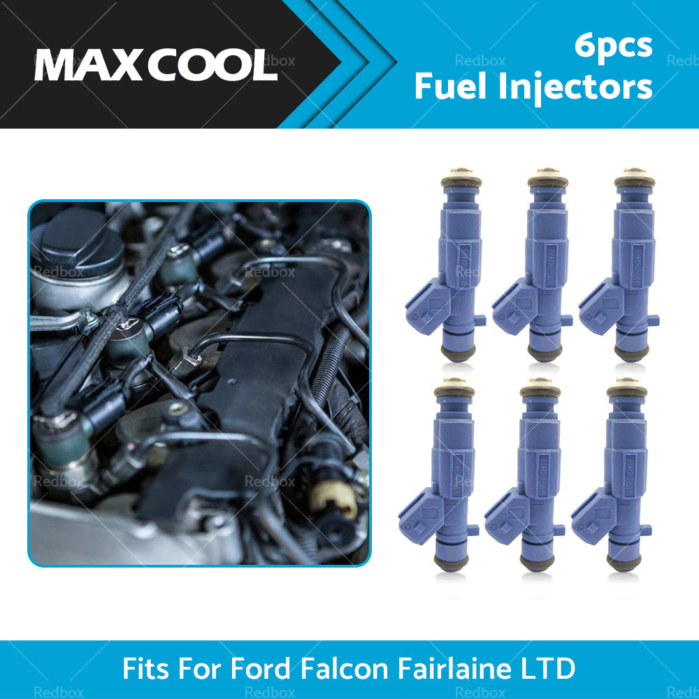 6x Fuel Injectors 0280156123 For Ford BA BF Falcon XT Fairlaine XR6 Territory SY