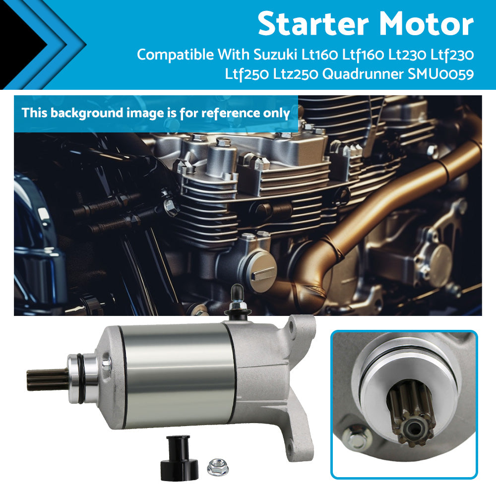 {{ Starter Motor Suitable For Suzuki Lt160 Lt230 Ltf230 Ltf250 Ltz250 Quadrunner }} - Buy Car Parts Online at {{ Kaka Auto Parts }}.