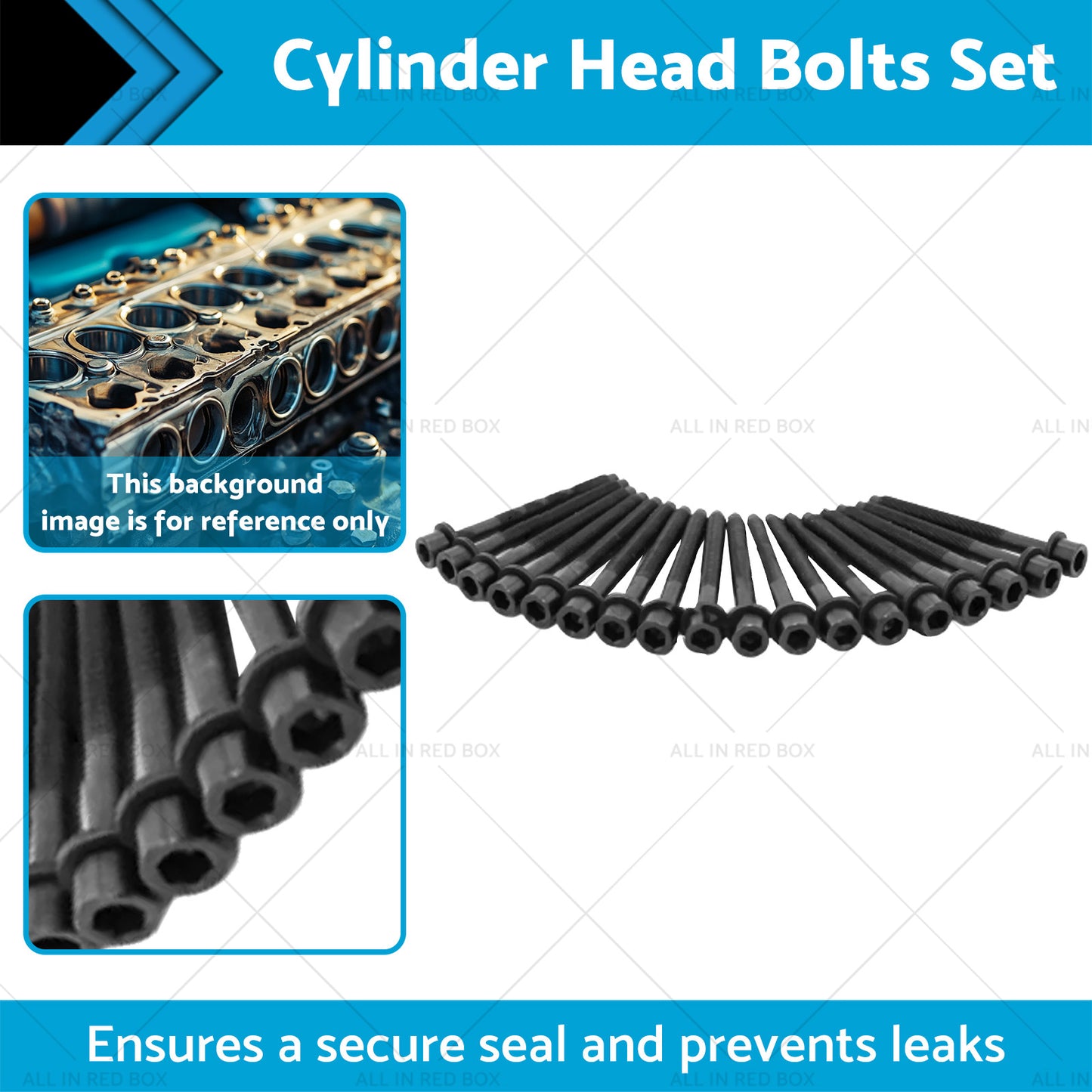 Cylinder Head Bolts Set Suitable For Mitsubishi QE Triton MQ MR 2015-on 4N15