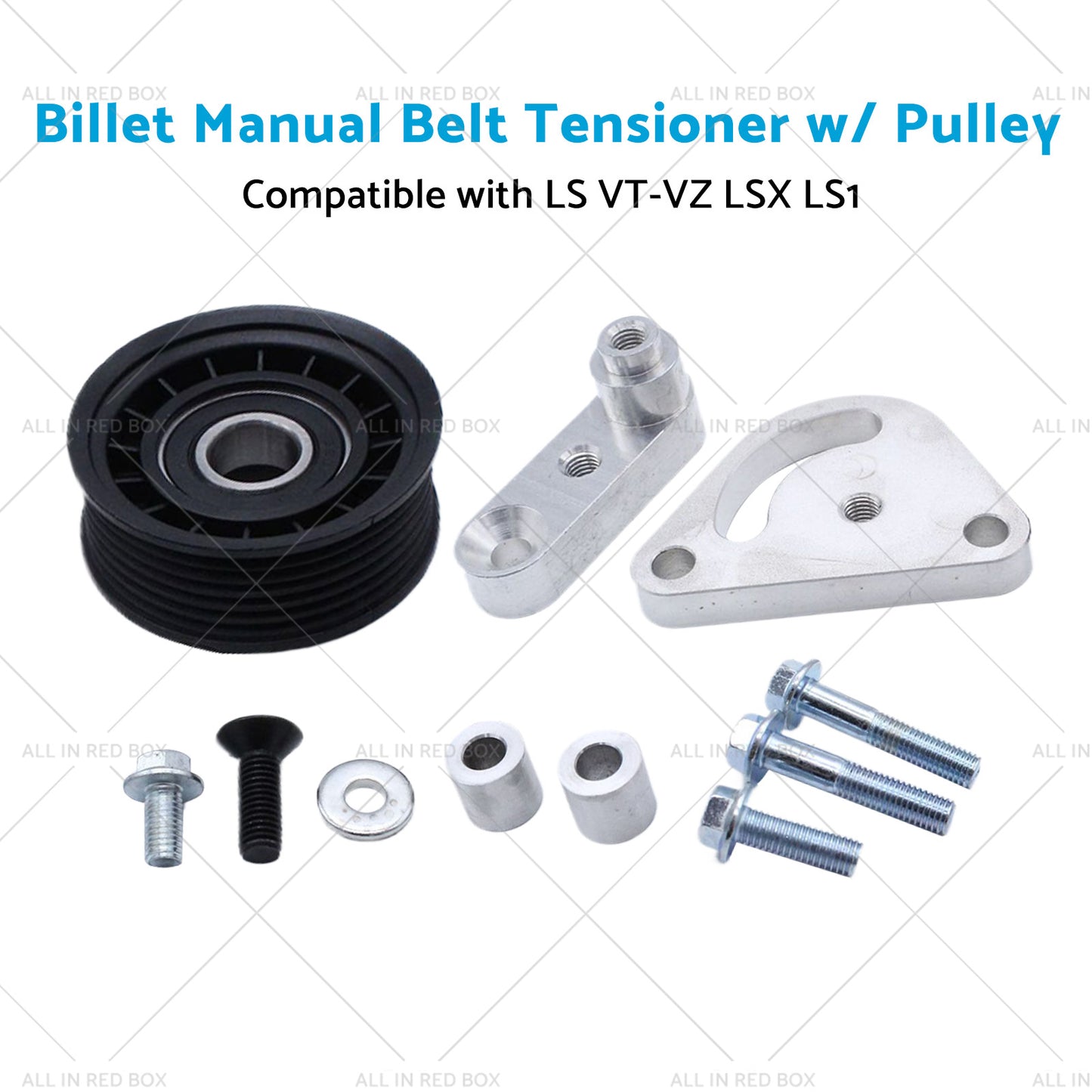 {{ Billet Manual Belt Tensioner w or Pulley Suitable for 98-06 LS VT-VZ LSX LS1 }} - Buy Car Parts Online at {{ Kaka Auto Parts }}.