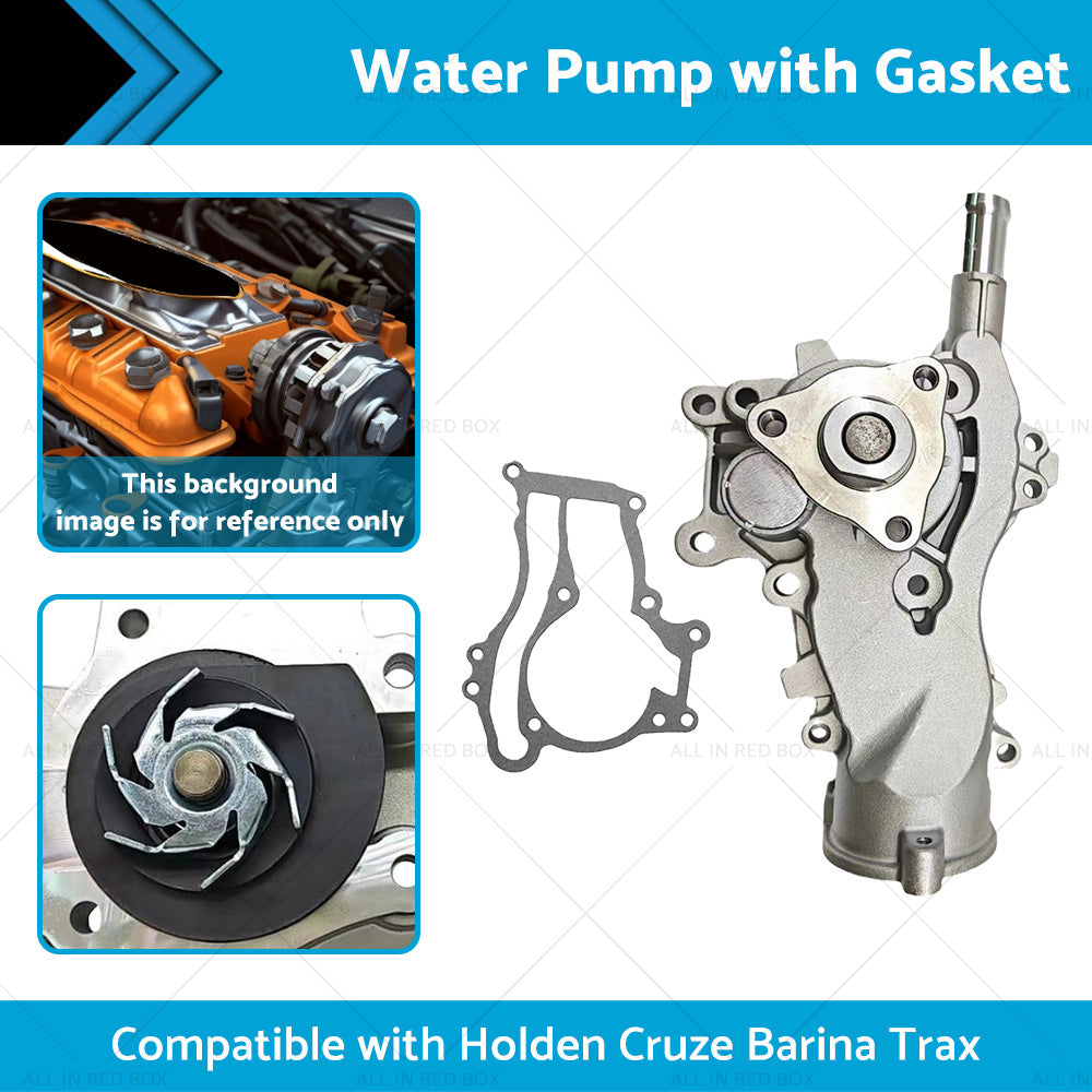 {{ Water Pump Suitable for Holden Cruze JH 1. 4L Barina TM Trax TJ A14NET 1. 4L Turbo }} - Buy Car Parts Online at {{ Kaka Auto Parts }}.