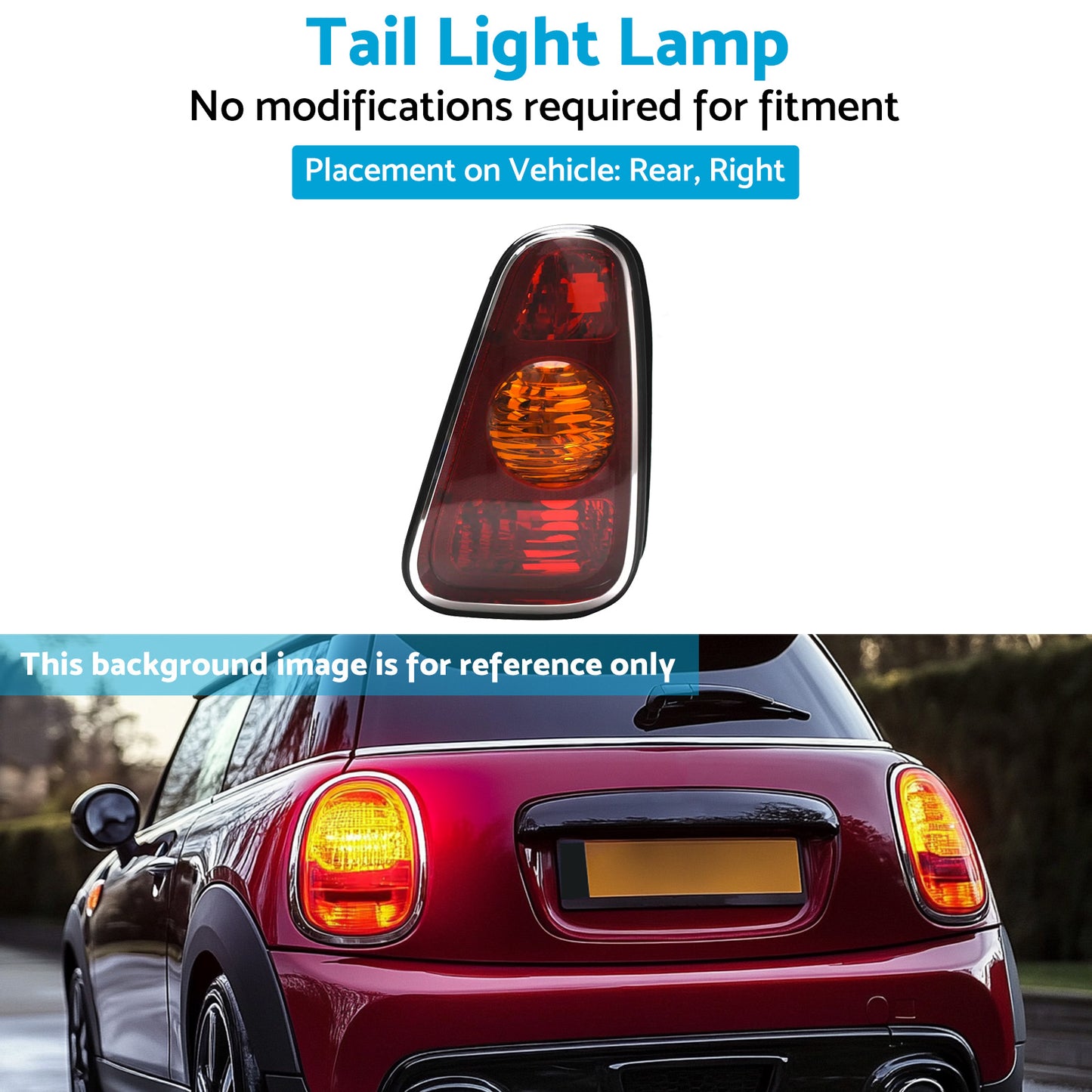 {{ Right Hand Tail Light Lamp Suitable For Mini Cooper Hatch R50 Hatchback 01-04 }} - Buy Car Parts Online at {{ Kaka Auto Parts }}.