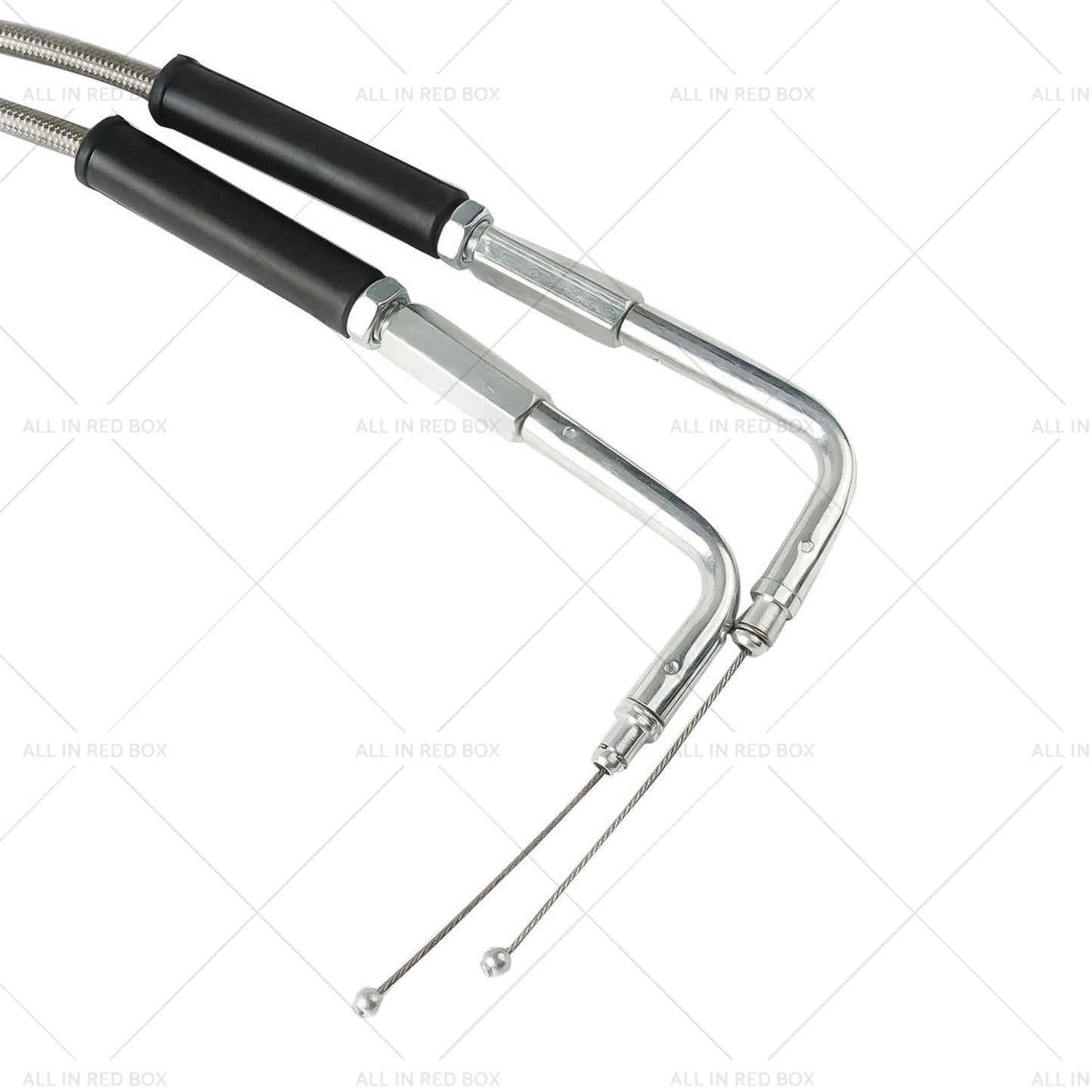 {{ Stainless Steel 56-1 2 Throttle and Idle Cable Set Suitable for Harley-Davidson }} - Buy Car Parts Online at {{ Kaka Auto Parts }}.