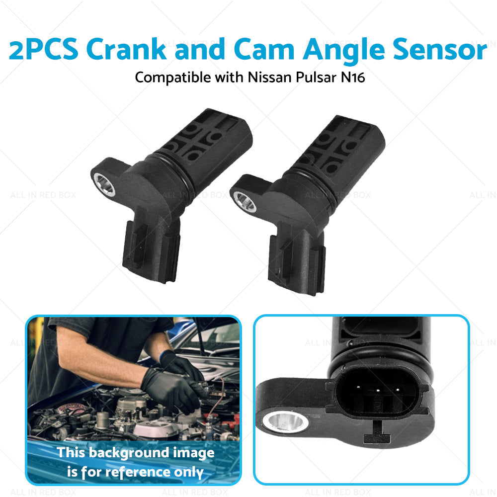 Crank and Cam Sensor Suitable for Nissan Pulsar N16 1. 6L 1. 8L 1999-2007 B37314M50B