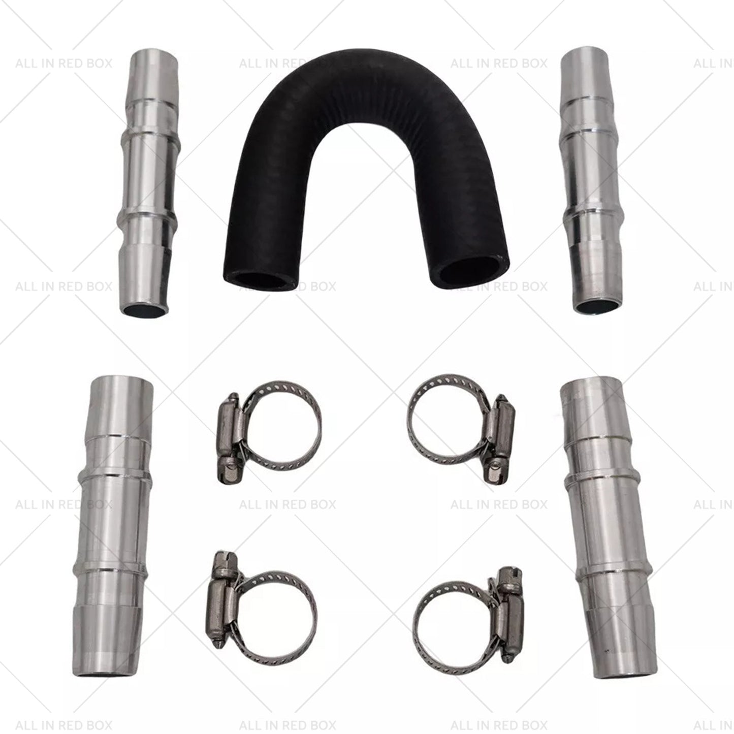 {{ Car Engine Heater Core Bypass Kit 5 or 8in 3 or 4in Hose Fitting Aluminum For Most }} - Buy Car Parts Online at {{ Kaka Auto Parts }}.