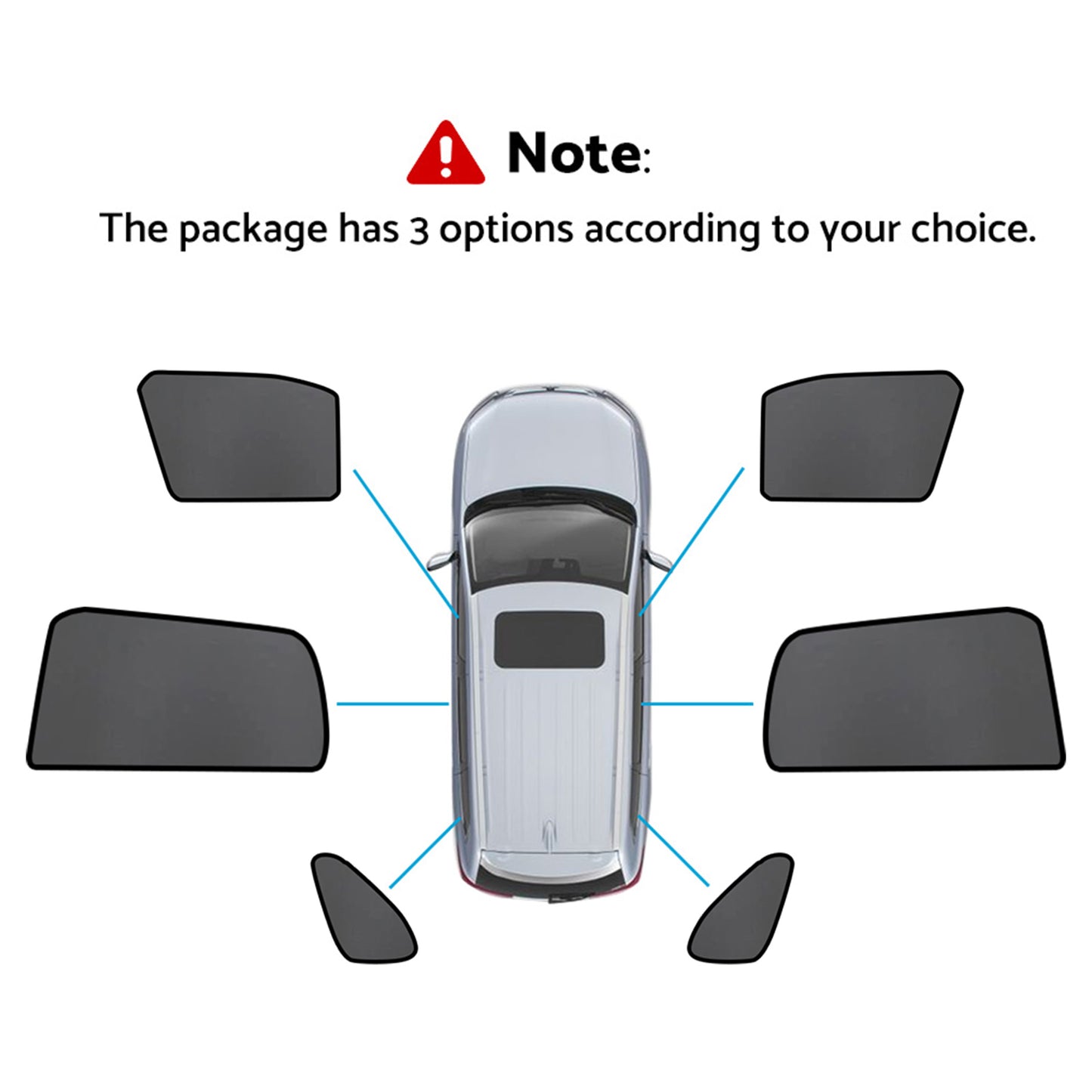 {{ Car Window Magnetic Mesh Sun Blind Shades Suitable for Mitsubishi ASX 2010-2025 }} - Buy Car Parts Online at {{ Kaka Auto Parts }}.